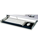 Martin Yale 22030 Mead-Hatcher Adjustable Steel Keyboard Drawer, Pearl Gray - £181.68 GBP