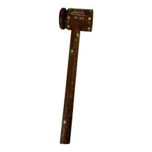 Vintage Wooden Gavel Painted Floral Talladega AL Medical Auxillary 1983 ... - £16.09 GBP