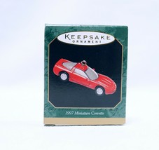 1997 Hallmark Keepsake Christmas Ornament Mini Red Corvette - £15.79 GBP