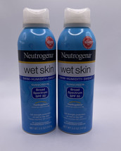 2 Pack Neutrogena Wet Skin SPF 50 Sunblock Spray 5 oz.Exp. 12/2023 - £21.62 GBP