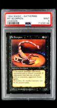 1994 MtG Magic The Gathering Legends Pit Scorpion Vintage Card PSA 9 Mint POP 18 - £62.64 GBP