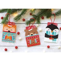 DIY Dimensions Christmas Hugs Ornament Gift Card Holder Felt Kit - £15.94 GBP