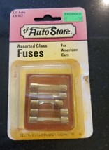 Lil&#39; Auto Store American Car Fuse Assortment (5) Glass Fuses USA MADE-Brand New - £7.49 GBP