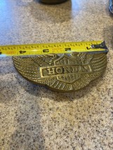 Vintage Honda Motorcycle Belt Buckle - £11.81 GBP