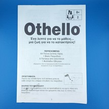 Othello Instruction Manual Rules Booklet Replacement Game Pieces Greek - £1.98 GBP
