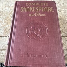 The Complete Works Of William Shakespeare With Temple Notes Illustrations - £28.96 GBP