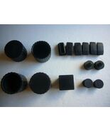 Total Gym Replacement Caps Plugs and 2" ID Wheel Caps - $29.99