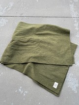 USGI Vintage 1974 VietNam War Era Wool Blanket Bed Wool Frieze Size 66&quot; ... - $1,201.50 MXN