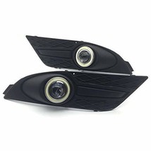 AupTech LED DRL Angel Eye Fog Light with Fog Bumper Cover for Ford Focus CC Coup - £116.61 GBP