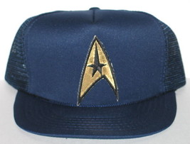 Star Trek The Original Series Command Logo Patch on a Blue Baseball Cap Hat NEW - £11.45 GBP