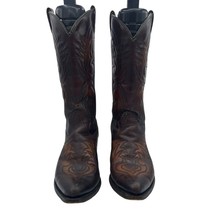 Texas Boot Co Texas Imperial Brown Leather Country Western Cowboy Boots 9 D - £31.85 GBP