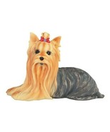 Yorkshire Terrier Yorkie 18112 Laying Puppy Dog Figurine 4.25&quot; H - $448.37 MXN