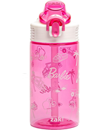 Barbie Sage Water Bottle for School or Travel, 16Oz Durable Plastic Wate... - $268.28 MXN