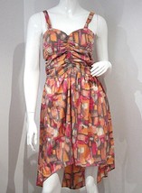 BAND OF GYPSIES Urban Outfitters Strap MULLET Print Dress ( L ) - $118.77