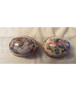 1990 Lenox Gathering Memories 1987 Colonial America Porcelain Easter Egg... - $19.00