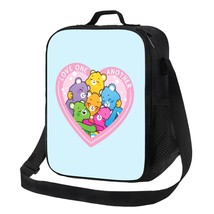 Teddy Bears Hugging Each Other And Saying Love One Another Lunch Bag - $22.50