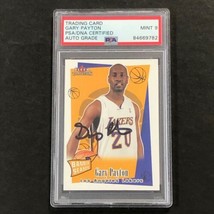 2003-04 Fleer Tradition #259 Gary Payton Signed Card AUTO 9 PSA Slabbed Lakers - £78.62 GBP