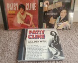 Lot de 3 CD Patsy Cline : Showcase, 12 Greatest Hits, Golden Hits - £11.20 GBP
