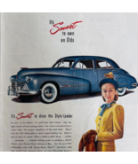 1947 Oldsmobile Model 98 Advertisement Vintage Automobilia Caspian Blue ... - $550.13 MXN