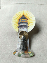 Lighthouse Lapel Pin Christian John 8:12 Gift - £9.48 GBP