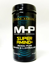 MHP Super Amino+ 120 Capsules Pure Branched Chain Amino Citruline Energy - £17.65 GBP