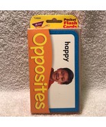 Opposites Pocket Flash Cards By Trend Enterprises  54 Flash Cards &amp; 2 Ac... - $12.59