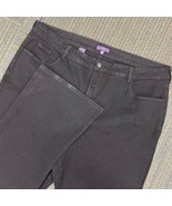 NYDJ Not Your Daughters Jeans Black Rhinestone Back Pockets Bootcut 22W - $34.99