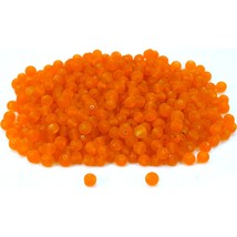 50 Grams Orange Evelina Frosted Glass Beads 4.5mm - £6.70 GBP
