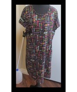 Women&#39;s Small Black Print Nightgown Dream Sleep Nap - $9.89