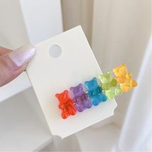 Fashion Gummy Headwear Duckbill Girls Women Barrette Jelly Bear Hairpin Candy Co - £6.85 GBP