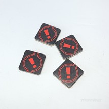 4 stress tokens  - Star Wars X-Wing Miniatures Board game Replacement pc - £1.56 GBP