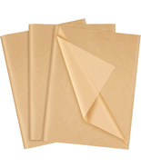 NEBURORA Kraft Tissue Paper for Gift Bags 60 Sheets Beige Wrapping Tissu... - £9.21 GBP