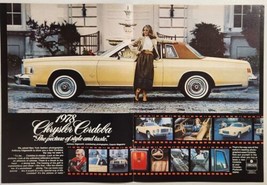 1978 Print Ad The Chrysler Cordoba 2-Door Luxury Car Chrysler-Plymouth - £15.38 GBP