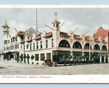 Davenport&#39;s Ristorante Spokane Washington Wa 1911 DB Cartolina Q7 - $4.04