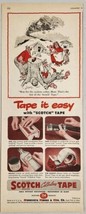 1948 Print Ad Scotch Brand Tape Hillbilly Cartoon Minnesota Mining Saint Paul,MN - £13.43 GBP