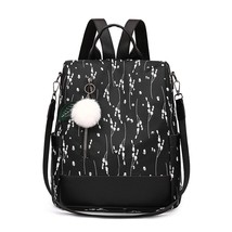 Backpack Female College Students School Bags Fashion Women BackpaFlower Print La - £45.55 GBP