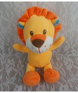 Bambia Germany Baby Lion Plush Yellow Orange Blue 11&quot; Stuffed Lovey Toy ... - $2,348.34 MXN
