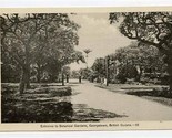 Entrance to Botanical Gardens Postcard Georgetown British Guiana 1930&#39;s - $27.72