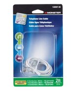 Monster Jhiu 140097-00 2 ft. White Modular Telephone Line Cable Pack of 6 - €19,64 EUR