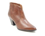 Frye Jennifer Women Block Heel Ankle Booties Size US 11M Cognac Leather - £132.97 GBP