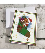 Vintage 90’s Christmas Cards Lot Of 18 Teddy Bear Santa Stocking Paper M... - £11.67 GBP