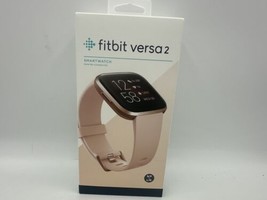 Fitbit Versa 2 Activity Tracker HeartRate Swimproof Sleep Petal/Copper Rose Pink - £78.68 GBP