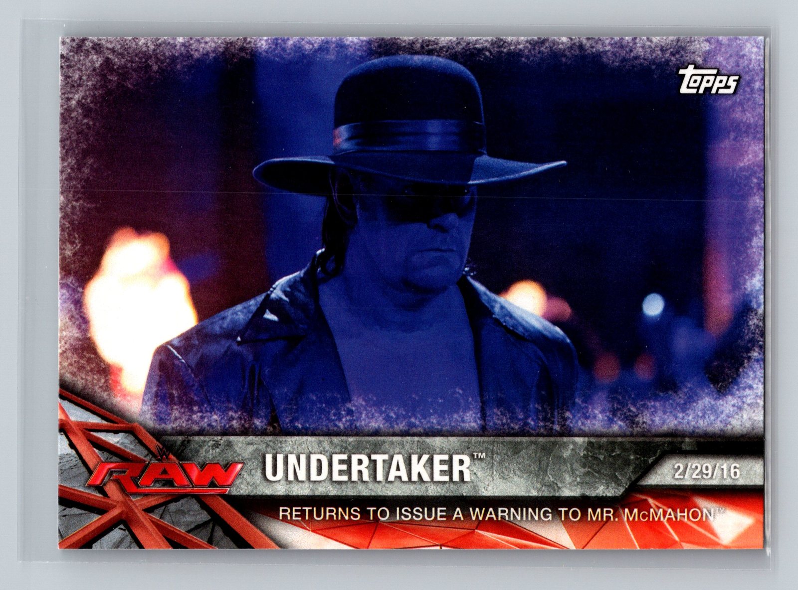 Primary image for Undertaker #34 2017 Topps WWE Road To Wrestlemania WWE