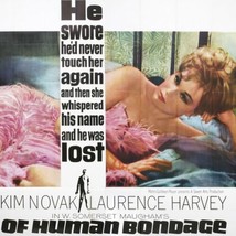 Kim Novak. Huge 81x81in. &#39;of Human Bondage&#39; Authentic Vtg. 1964 Mgm Movie Poster - £227.05 GBP
