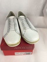 Aerosoles Women’s Fun Town Fashion Sneakers White With Silver NIB Size 10.5M  - £35.70 GBP