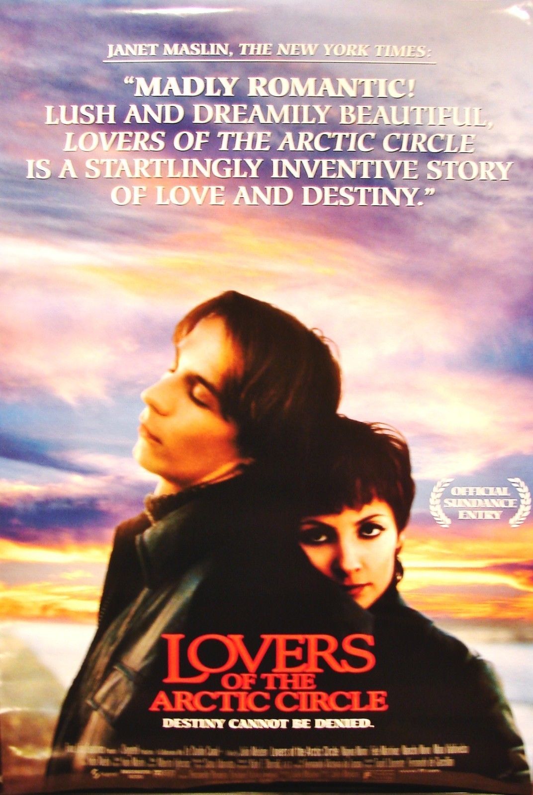 Primary image for 1998 LOVERS OF THE ARCTIC CIRCLE Movie POSTER  27x40 Motion Picture Promo