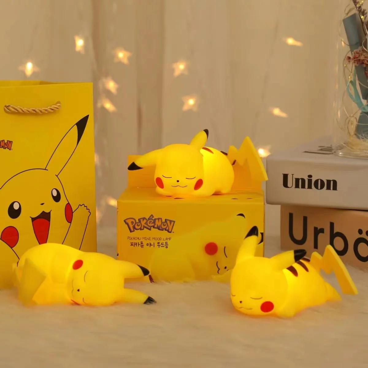 Pokemon Pikachu Gengar Night Light Soft Light Anime Bedroom Bedside LED Lights - £9.18 GBP+