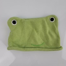 Vintage Gymboree Newborn Playtime Knit Sweater Green Frog Hat Cap Beanie... - £15.79 GBP