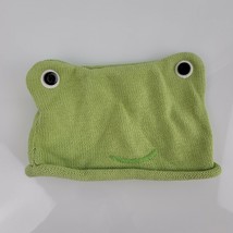 Vintage Gymboree Newborn Playtime Knit Sweater Green Frog Hat Cap Beanie... - £15.68 GBP