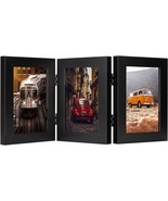 4x6 Triple Picture Frames Hinged 3 Photos Frame Collage Three Picture Fr... - £25.02 GBP